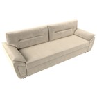 Прямой диван «Нэстор Лайт», механизм еврокнижка, микровельвет, цвет бежевый - Фото 5