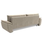 Прямой диван «Нэстор Лайт», механизм еврокнижка, микровельвет, цвет бежевый - Фото 6