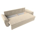 Прямой диван «Нэстор Лайт», механизм еврокнижка, микровельвет, цвет бежевый - Фото 7