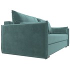 Прямой диван «Сайгон», механизм еврокнижка, велюр, цвет бирюзовый - Фото 4