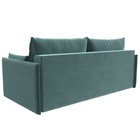 Прямой диван «Сайгон», механизм еврокнижка, велюр, цвет бирюзовый - Фото 5