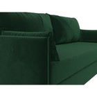 Прямой диван «Сайгон», механизм еврокнижка, велюр, цвет зелёный - Фото 3