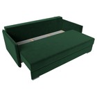 Прямой диван «Сайгон», механизм еврокнижка, велюр, цвет зелёный - Фото 7