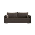 Прямой диван «Сайгон», механизм еврокнижка, велюр, цвет коричневый - Фото 2