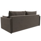 Прямой диван «Сайгон», механизм еврокнижка, велюр, цвет коричневый - Фото 5