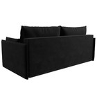 Прямой диван «Сайгон», механизм еврокнижка, велюр, цвет чёрный - Фото 5