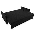 Прямой диван «Сайгон», механизм еврокнижка, велюр, цвет чёрный - Фото 7