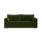 Прямой диван «Сайгон», механизм еврокнижка, микровельвет, цвет зелёный - Фото 2