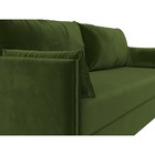Прямой диван «Сайгон», механизм еврокнижка, микровельвет, цвет зелёный - Фото 3