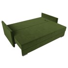 Прямой диван «Сайгон», механизм еврокнижка, микровельвет, цвет зелёный - Фото 6