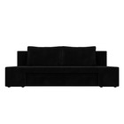 Прямой диван «Сан Марко», механизм еврокнижка, велюр, цвет чёрный - Фото 2