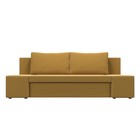 Прямой диван «Сан Марко», механизм еврокнижка, микровельвет, цвет жёлтый - Фото 2