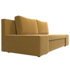 Прямой диван «Сан Марко», механизм еврокнижка, микровельвет, цвет жёлтый - Фото 3