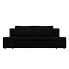 Прямой диван «Сан Марко», механизм еврокнижка, микровельвет, цвет чёрный - Фото 2