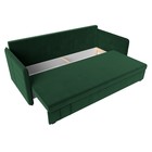 Прямой диван «Слим», механизм еврокнижка, велюр, цвет зелёный - Фото 4