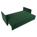 Прямой диван «Слим», механизм еврокнижка, велюр, цвет зелёный - Фото 5
