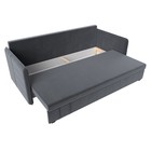 Диван прямой «Слим», механизм еврокнижка, велюр, цвет серый - Фото 4