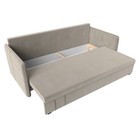 Диван прямой «Слим», механизм еврокнижка, микровельвет, цвет бежевый - Фото 4