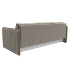 Диван прямой «Слим», механизм еврокнижка, микровельвет, цвет бежевый - Фото 6