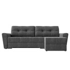 Угловой диван «Амстердам», правый угол, механизм еврокнижка, рогожка, цвет серый - Фото 2