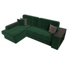 Диван угловой «Брюссель», левый, механизм дельфин, велюр, цвет зелёный - Фото 5