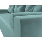 Диван угловой «Верона Лайт», левый угол, механизм еврокнижка, велюр, цвет бирюзовый - Фото 4