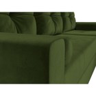 Угловой диван «Верона», правый угол, механизм дельфин, микровельвет, цвет зелёный - Фото 4