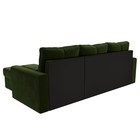 Угловой диван «Верона», правый угол, механизм дельфин, микровельвет, цвет зелёный - Фото 8