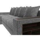 Угловой диван «Дубай», левый угол, механизм еврокнижка, рогожка, цвет серый - Фото 4