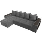 Угловой диван «Дубай», левый угол, механизм еврокнижка, рогожка, цвет серый - Фото 5