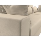 Угловой диван «Майами», правый угол, механизм еврокнижка, микровельвет, цвет бежевый - Фото 4