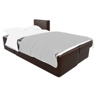 Диван угловой «Поло», левый угол, механизм еврокнижка, экокожа, цвет коричневый - Фото 9