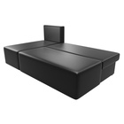 Диван угловой «Поло», левый угол, механизм еврокнижка, экокожа, цвет чёрный - Фото 8