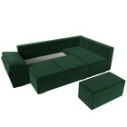 Угловой диван «Хьюго», правый угол, механизм еврокнижка, велюр, цвет зелёный - Фото 7