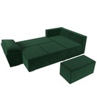 Угловой диван «Хьюго», правый угол, механизм еврокнижка, велюр, цвет зелёный - Фото 8
