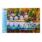 Альбом для рисования Hatber «Очарование природы» А4, 48 листов, на гребне, плотность листов 100 г/м², обложка из мелованного картона, тиснение, МИК�... - Фото 7