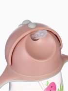 Поильник - непроливайка детский с силиконовой трубочкой «Фрукты», 260 мл., с ручками, розовый - Фото 9