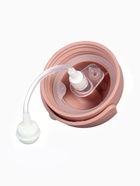 Поильник - непроливайка детский с силиконовой трубочкой «Фрукты», 260 мл., с ручками, розовый - Фото 10