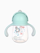 Поильник - непроливайка детский с силиконовой трубочкой «Чайка», 260 мл., с ручками, голубой - Фото 6