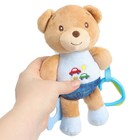 Подвеска мягкая на кроватку/коляску M&B «Мишка», погремушка, прорезыватель, от 3 мес. - Фото 5