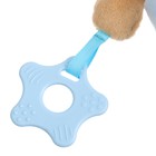 Подвеска мягкая на кроватку/коляску M&B «Мишка», погремушка, прорезыватель, от 3 мес. - Фото 8