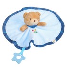 Комфортер - игрушка для сна новорожденных, M&B «Мишка», погремушка, голубой - Фото 2