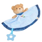 Комфортер - игрушка для сна новорожденных, M&B «Мишка», погремушка, голубой - Фото 10