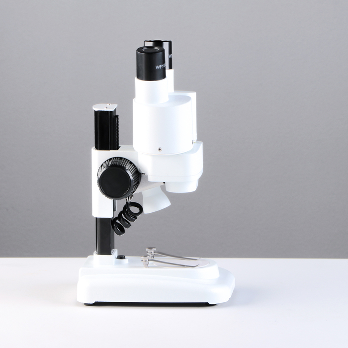 Микроскоп лабораторный Компакт, кратность 10, подсветка - фото 1908095457