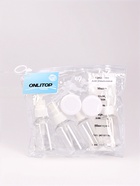 Набор для хранения с наклейками, в чехле, 8 предметов, прозрачный, белый - Фото 10