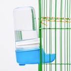 Поилка для птиц 6×13.5 см, 240 мл, синяя/белая - Фото 4