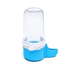 Поилка для птиц 6×13.5 см, 240 мл, синяя/белая - Фото 7