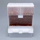 Автокормушка для птиц «Пижон», 8.5×8×15.4 см, пластик, белая - Фото 2