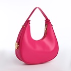 Сумка женская багет на молнии, 20.5×7×10.5 см, розовая - Фото 12