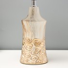 Настольная лампа «Наоми» Е14 40 Вт бежево-золотой 23×23×40 см - Фото 4